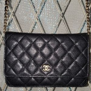Chanel clutch/ wallet on a chain